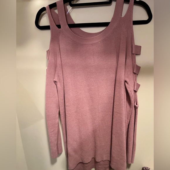 Mauve ladder sleeve sweater - Picture 1 of 2